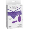 Pipedream Products Fantasy For Her Crotchless Panty Thrill-Her, фиолетовые (603912752175) - зображення 1