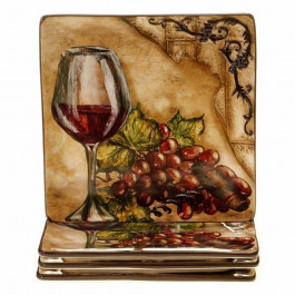 Certified International Набор тарелок салатных Тосканский Натюрморт 21см 43242-set
