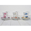 Maison Набір чашок для кави з блюдцями Ikebana 100мл 56354 - зображення 4