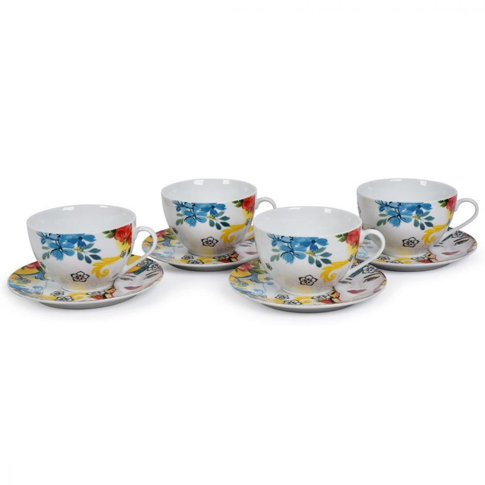Maison Набір чашок для чаю з блюдцями Isabella 370мл 55647-set4 - зображення 1