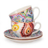 Brandani Набор кофейных чашек с блюдцами Samba 200мл 52123 - зображення 5