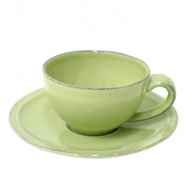 Costa Nova Чашки с блюдцем зелёные для кофе, набор 6 шт. Friso (FICS02-03308O-set)