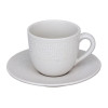 Bastide Белая чашка с блюдцем для кофе Vesuvio (269247-1) - зображення 1