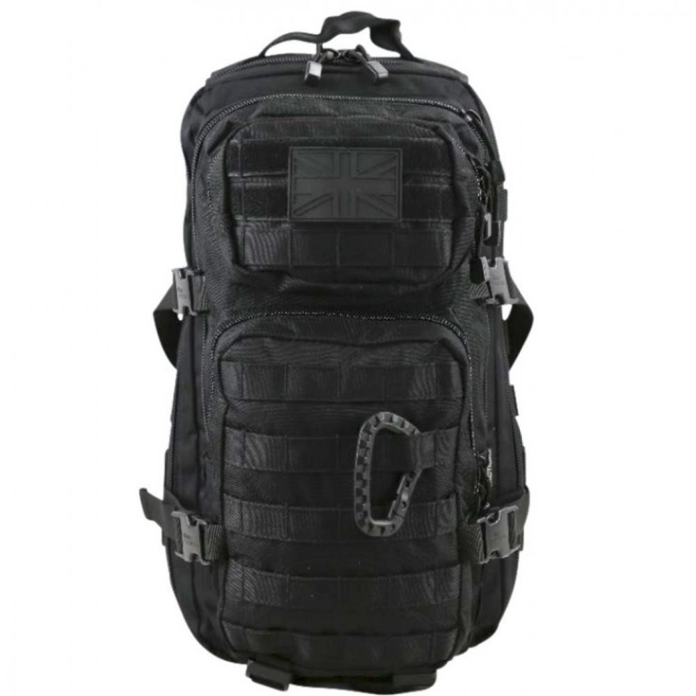 Kombat Small Molle Assault Pack 28 / Black (kb-sap-blk) - зображення 1