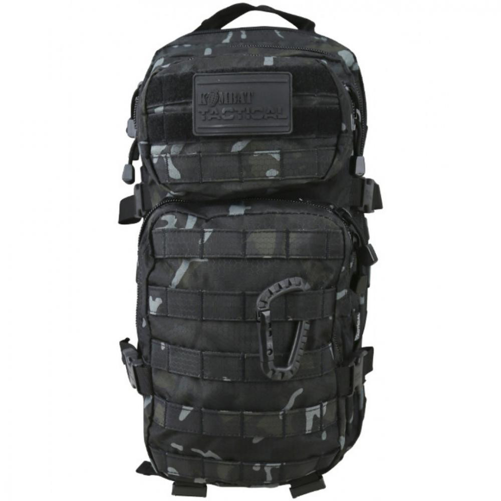 Kombat UK Hex-Stop Small Molle Assault Pack / BTP Black (kb-hssmap-btpbl) - зображення 1