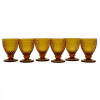 Maison Набор бокалов для вина янтарного цвета Toscana , 6 шт (48753) - зображення 2
