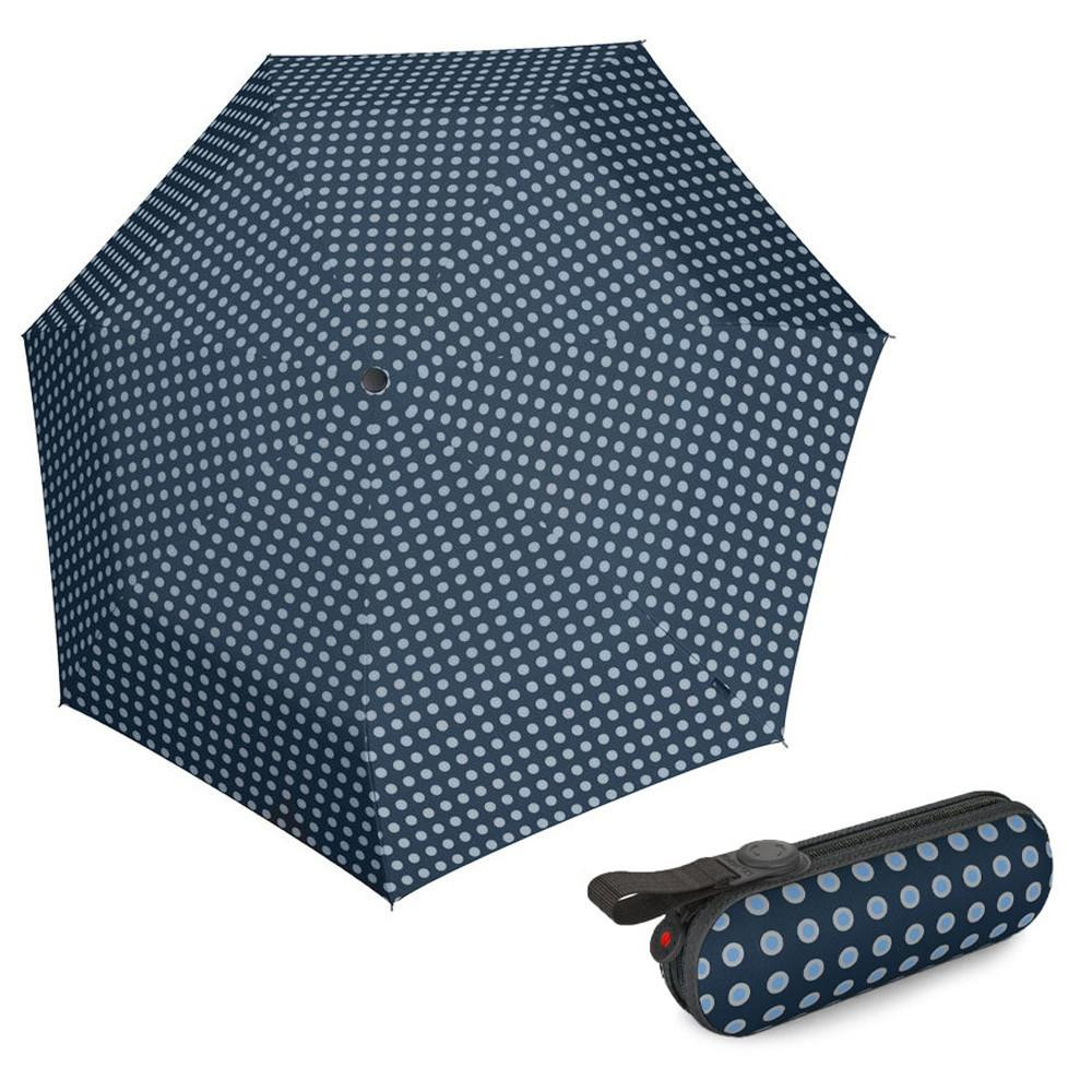 Knirps Складной зонт  X1 Manual Navy Dot Kn95 6010 3000 - зображення 1