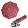 Knirps Складной зонт  T.200 Medium Duomatic Check Red&Navy Kn95 3201 5191 - зображення 1