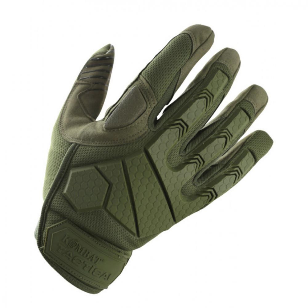 Kombat UK Тактичні рукавички Kombat Alpha Tactical Gloves kb-atg-olgr оливкові - зображення 1