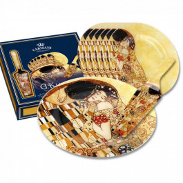 Carmani Тортовница с лопаткой+тарелки десертные Г.Климт 198-7100