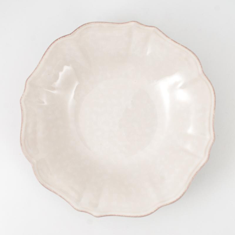 Costa Nova Белая суповая тарелка из коллекции каменной керамики Impressions (SP241-00804A-1) - зображення 1