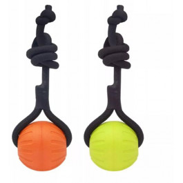 Nunbell Іграшка для собак  М'яч зі шнурком 9 см (NB1625-20153)