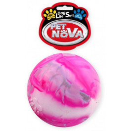 Pet Nova Игрушка для собак  Мяч разноцветный Jupiter  8 см (XL) (RUB-JUPITER-XL) (5903031440713)