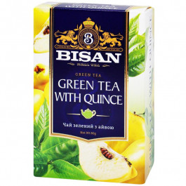 Bisan Чай зелений Green Tea With Quince 80 г (4820186122565)