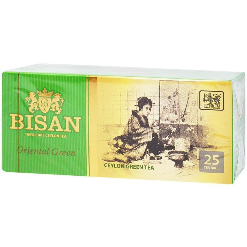 Bisan Чай зелений  Східний Рік у пакетиках 1.5гх25шт (4791007012696) - зображення 1