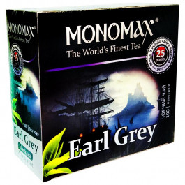 Мономах Чай черный пакетированный Earl Grey 100 х 2 г (4820198870034)