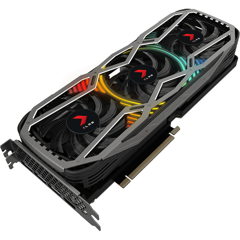 PNY GeForce RTX 3080 10GB XLR8 Gaming REVEL EPIC-X RGB Triple Fan LHR (VCG308010LTFXPPB) - зображення 1