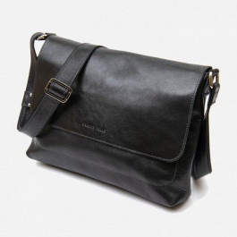 Grande Pelle Мужская сумка кожаная  leather-11429 Черная