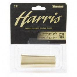   Dunlop 231 Harris Medium Wall Brass Guitar Slide