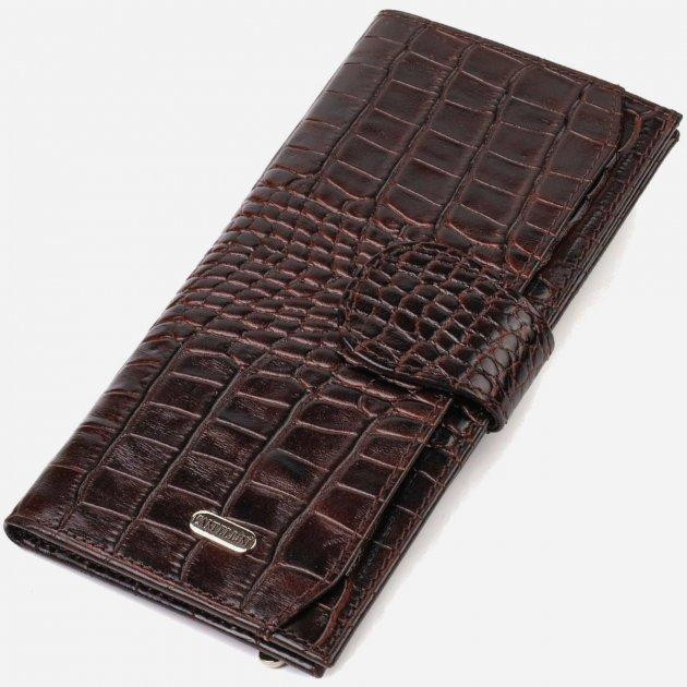 CANPELLINI Шкіряне портмоне  leather-21917 Коричневе - зображення 1