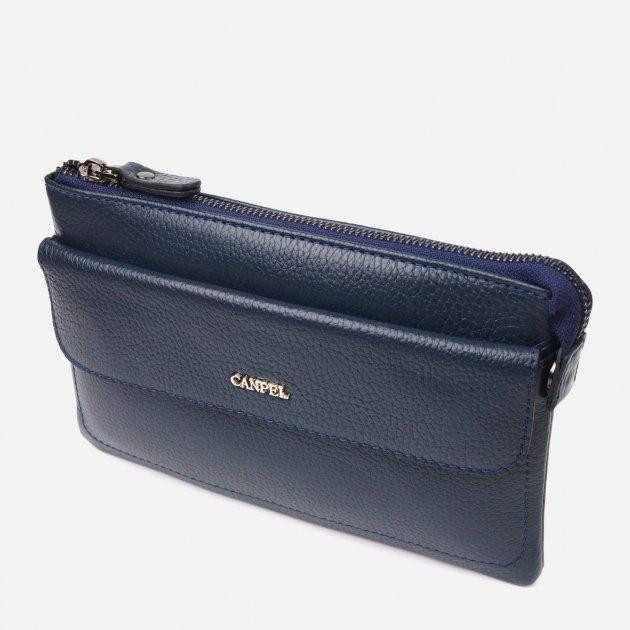 CANPELLINI Шкіряне портмоне  leather-21545 Синє - зображення 1