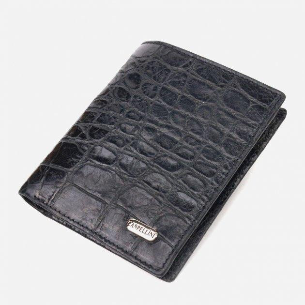 CANPELLINI Шкіряне портмоне  leather-21502 Чорне - зображення 1