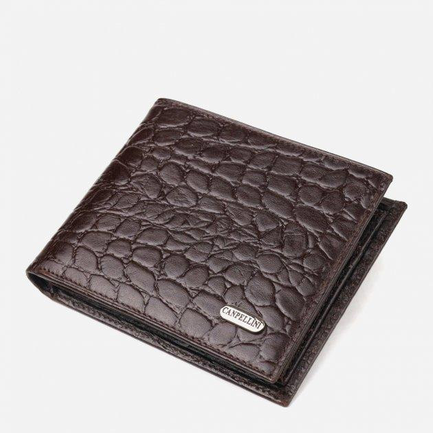 CANPELLINI Шкіряне портмоне  leather-21583 Коричневе - зображення 1