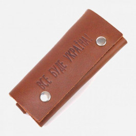 Grande Pelle Ключниця шкіряна  leather-16722 Світло-коричнева
