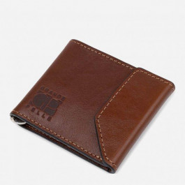   Grande Pelle Мужское кожаное портмоне  leather-11522 Коричневое