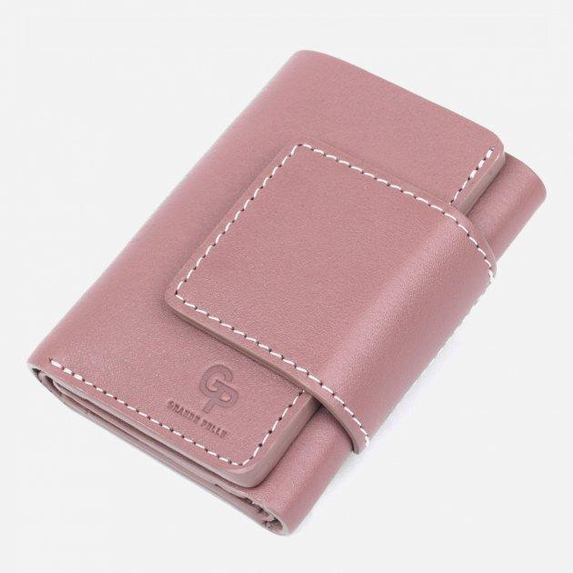 Grande Pelle Женский кошелек кожаный  leather-11575 Розовый - зображення 1