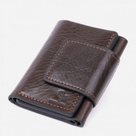 Grande Pelle Мужское портмоне кожаное  leather-11305 Коричневое