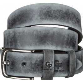 Grande Pelle Ремень кожаный  11064 120 см Серый (leather-11064)