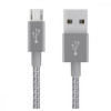 Belkin Mixit	Metallic USB to Micro USB 1.8m Grey (F2CU021BT06GYTM) - зображення 1