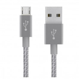 Belkin Mixit	Metallic USB to Micro USB 1.8m Grey (F2CU021BT06GYTM)