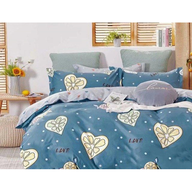 MirSon Підковдра  Бязь Premium 17-0470 Love lemon 143 x 210 см (2200003337716) - зображення 1