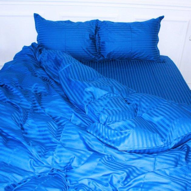 MirSon Наволочка з вушками  Satin Stripe 30-0019 Blue 70x70 см (2200005255032) - зображення 1