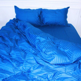   MirSon Наволочка з вушками  Satin Stripe 30-0019 Blue 70x70 см (2200005255032)