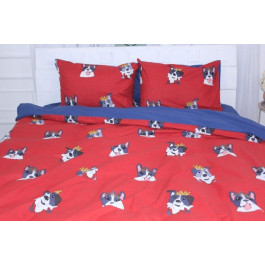   MirSon Простирадло  Бязь Ranforce Elite 17-0568 Kings of dogs 150x220 см (2200004648101)