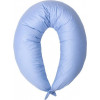MirSon Подушка для вагітних та годування  №10220 Satin 0842 Light Blue EcoSilk 30х170 см (2200007216239) - зображення 1