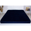 MirSon Простирадло на резинці Велюр Winter Frost 28-0006 Navy blue Velvet  100х200 см (2200003999501) - зображення 1