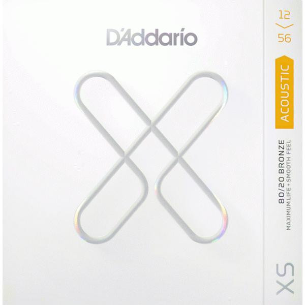 D'Addario XSABR1256 XS 80/20 BRONZE LIGHT TOP / MEDIUM BOTTOM (12-56) - зображення 1