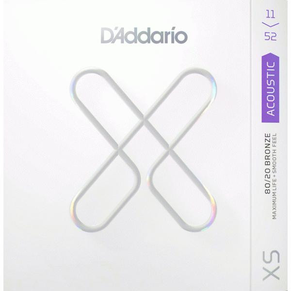 D'Addario XSABR1152 XS 80/20 BRONZE CUSTOM LIGHT (11-52) - зображення 1