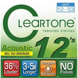 Cleartone 7612 Acoustic 80/20 Bronze Light 12-53 (7612)