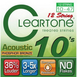 Cleartone 7410-12 ACOUSTIC PHOSPHOR BRONZE 12-STRING EXTRA LIGHT 10-47