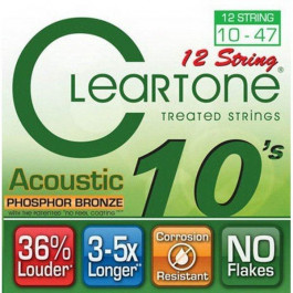   Cleartone 7410-12 ACOUSTIC PHOSPHOR BRONZE 12-STRING EXTRA LIGHT 10-47