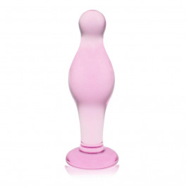 LoveToy Анальная пробка Love Toy Glass Romance Dildo GS16, розовая (6949123138976)