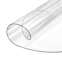 MVM Захисне покриття для поверхонь  м&#39;яке скло 1 мм кругле прозоре 110 см (PC-R1100 T)