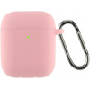 ArmorStandart Чохол  Ultrathin Silicone Case With Hook для Apple AirPods 2 Pink (ARM59688) - зображення 1