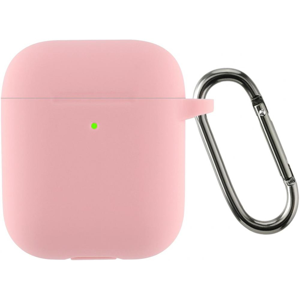 ArmorStandart Чохол  Ultrathin Silicone Case With Hook для Apple AirPods 2 Pink (ARM59688) - зображення 1