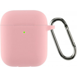 ArmorStandart Чохол  Ultrathin Silicone Case With Hook для Apple AirPods 2 Pink (ARM59688)